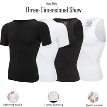 Load image into Gallery viewer, Men Slimming Body Shaper Belly Control Shapewear Man Shapers Modeling Underwear Waist Trainer Corrective Posture Vest Corset