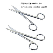Load image into Gallery viewer, Animal Veterinary Vet Medical Stainless Steel Surgical Scissors Straight curved Tip Scissors Farming Tools