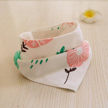 Load image into Gallery viewer, Baby Bibs Waterproof Triangle Cotton Cartoon Child Bibs Dribble Bibs Newborn Slabber Absorbent Cloth For Kids