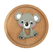 Load image into Gallery viewer, 1pc Unique Baby Koala Silicone Teether Teething Chew Toy Nursing Tool Pendant Food Grade Silicone