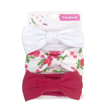 Load image into Gallery viewer, Summer Cute Floral Bows Baby Girl Headbands Elastic Bowknot Newborn Hair Band Turban Set Hair Accessories Bow Set For Kids