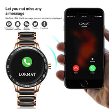 Load image into Gallery viewer, Luxury Ceramic Elegant Unisex Smart Watch With Heart Rate Monitor and Blood Pressure Fitness tracker Ceramic strap Sport Watch With Waterproof Protection