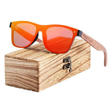 Load image into Gallery viewer, Polarized Black Walnut Wood Sunglasses Men Square Women Sun Glasses UV400 Oculos Gafas Oculos de sol masculino