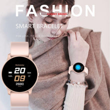 Load image into Gallery viewer, New Waterproof Smart Watch For Women With Heart Rate Monitoring Health Smart Watch Options and Pedometer Fitness Tracker Smart Bracelet For Sport and Fitness