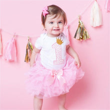 Load image into Gallery viewer, New 1st Birthday Tutu Baby Infant Christening Cake Dresses for Party Kids 1 Year Baby Girl For Birthday Party
