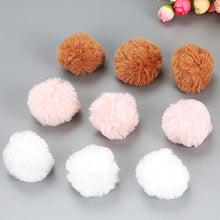 Load image into Gallery viewer, Cat Toys Cute Funny Stretch Plush Ball Cat Training Educational Toy Color Grinding Claw Filled Cotton Rabbit Fur Ball Cat Toys Soft Plush Scratching Balls Interactive Toys for Indoor Cats Kitten