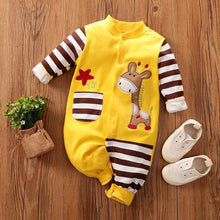Load image into Gallery viewer, Baby Boy Rompers Giraffe Jumpsuits Baby grow Long Sleeve Cartoon Clothing Bodysuit In Modern Design