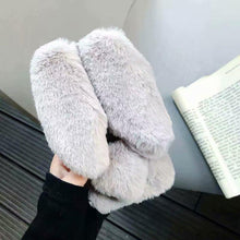 Load image into Gallery viewer, Comfortable Bunny Funny Women Phone Cover For iPhone 12 mini 11 Pro Max Hairy Cute Rabbit Animal Case For iPhone XS MAX XR Soft Lightweight Phone Cover Girl Gifts