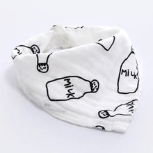 Load image into Gallery viewer, Modern 5PCS/Pack Cotton Baby Bibs 4 Lyers Girls Boys Triangle Feeding Burp Cloth Collar Scarf For Feeding