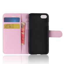 Load image into Gallery viewer, Phone Case For IPHONE 7 8 Plus Wallet Case Flip Leather Back Cover For IPHONE7 IPHONE8 IPHONE 7plus 8plus Simple Case Foldable Case Leather Case Flip Phone Cover Case
