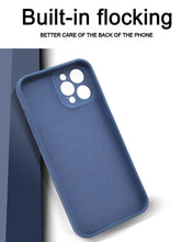 Load image into Gallery viewer, Simple Wallet Case For iphone Silicone Case For iphone 13 12 11 Pro Max Mini With Card Holder Cover Classic Silicone Full Protection Anti-Scratch Shockproof Case