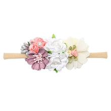 Load image into Gallery viewer, Handmade Luxury Pearl Baby Headbands Bundle Nylon Elastic Newborn Hair Accessories for Girls Kids