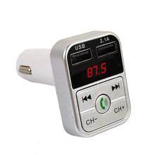 Load image into Gallery viewer, Car Bluetooth FM Transmitter Wireless Handsfree Audio Receiver Auto LED MP3 Player 2.1A Dual USB Fast Charger Car Accessories