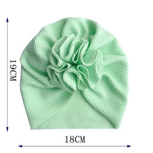 Load image into Gallery viewer, Elegant Flower Baby Hat Toddler Turban Head wraps Kids Bonnet Hat Newborn Baby Hat For Baby Girls