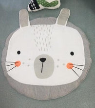 Load image into Gallery viewer, Creative Elephant Design Baby Play Mat Round Carpet Cotton Animal Play Mat Newborn Infant Crawling Carpet For Baby Kids