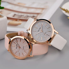 Load image into Gallery viewer, Sky watch women lady watch for woman Casual Quartz Leather Band Analog women clock luxury Wristwatch For Women and Girls