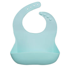 Load image into Gallery viewer, Silicon Breastplate Baby Bib Waterproof Solid Infant Bandana Bibs Newborn Feeding Burp Cloth Bib For Kids