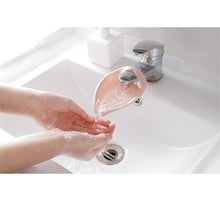 Load image into Gallery viewer, Silicone Baby Bath Toys Kids Faucet Extender children Hand Washing extender Bathroom Sink Rubber Water Reach Faucet Sink