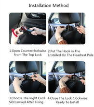 Load image into Gallery viewer, NEW Adjustable Car Headrest Hooks Mobile Stand Car Phone Holder Fastener Seat Back Hanger Clips For Bag Handbag Houseware For Phones