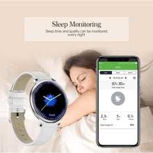 Load image into Gallery viewer, Luxury Modern Stylish Women Smart Watch With Round Screen Smartwatch For Girl Woman and Ladies With Heart Rate Monitor Compatible For Android and IOS Sistems