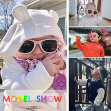 Load image into Gallery viewer, Kids Sunglasses Polarized with Strap for Girls Boys TPEE Flexible Frame UV400 Sun Glasses for Baby Toddler kids 0-2 and 2-8