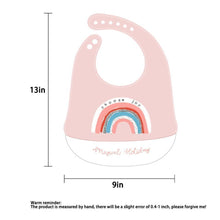 Load image into Gallery viewer, Bib Waterproof Silicone Feeding Saliva Towel Newborn Adjustable Bur Cloth Turban Disposable Cartoon with Elegant Deisgn For Baby and Kids