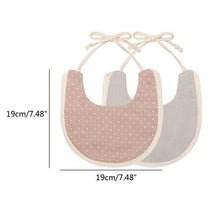 Load image into Gallery viewer, Infant Baby Bib Kid Toddler Dinner Feeding Tassel Double-side Cotton Linen Burp Cloths Saliva Towel For Baby