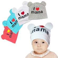 Load image into Gallery viewer, Trend New Baby Hats For Girls Cap Cute Ear Newborn Boys Girls Knitted Print Caps Beanies For Baby