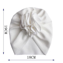 Load image into Gallery viewer, Elegant Flower Baby Hat Toddler Turban Head wraps Kids Bonnet Hat Newborn Baby Hat For Baby Girls