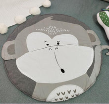 Load image into Gallery viewer, Creative Elephant Design Baby Play Mat Round Carpet Cotton Animal Play Mat Newborn Infant Crawling Carpet For Baby Kids