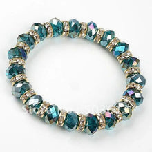 Load image into Gallery viewer, Fashion New Crsytal Stretchy Women's Copper Accessory Elastic Bracelets About 18CM One piece gcb1009