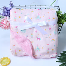 Load image into Gallery viewer, Baby Blankets New Layer Coral Fleece Infant Swaddle Wrap Owl Printed Newborn Baby Bedding Blanket