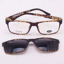 Load image into Gallery viewer, Ultra-Light Tungsten Titanium Eyeglasse Frame With Magnet Clip On Myopia Glasses Polarized Sunglasses 3D Lens Night Vision jkk80