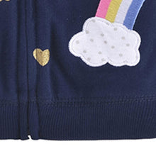 Load image into Gallery viewer, Newborn Baby Girls Clothes Autumn Winter Floral Outerwear Hooded Jacket Coat for 0-3T IN Unicorn