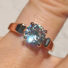 Load image into Gallery viewer, Wedding Engagement Rings For Women Classic Round Female Ring With Stone Cubic Zircon Women's Ring Accessories Jewelry R053