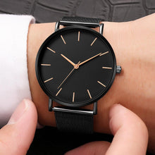 Load image into Gallery viewer, STEVVEX Women Watch Rose Gold Style Women's Mesh Belt ultra-thin Fashion para Luxury Wrist Watches For Women and Girls