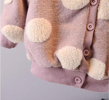 Load image into Gallery viewer, Modern Newborn Baby Girl Clothes Long Sleeve Fleece Cashmere Coat for Toddler Girls Sweaters In Modern Style
