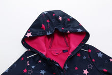 Load image into Gallery viewer, Ski suit For Children Soft Shell Outdoor Jacket Waterproof Fleece Lining Jumpsuit For Boys and Girls In Modern Colorful Design