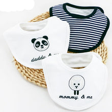 Load image into Gallery viewer, Moder 3PCS Baby Bibs Bandanna Lot Cotton Multi-style Triangle Cartoon For Infant Boys And Girls