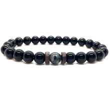 Load image into Gallery viewer, Lava Stone Men Wrist Bracelet Natural Moonstone Bead Tibetan Chakra Diffuser Bracelets For Men Jewelry Cool Gifts
