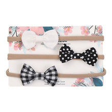 Load image into Gallery viewer, Baby Girls Headband Infant Elastic Headwear Kids Hair Accessories Bow Set For Baby Girls