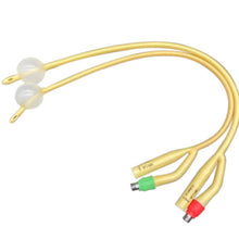 Load image into Gallery viewer, MTS 10pcs/lot 2way Silicone Coated Latex Foley Catheter medical disposable urinary catheter with Plastic Valve