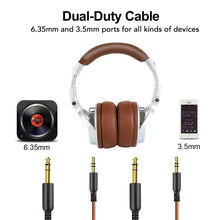 Load image into Gallery viewer, Studio ProffesionalDJ Headphones Dynamic Stereo DJ Headphone With Microphone HIFI Wired Headset Monitoring For Music Phone