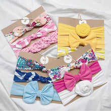 Load image into Gallery viewer, Baby Headbands For Newborn Hair Band Cute Baby Bow Flower Elastic Bow Headwear Kids Gifts Girl Hair Accessories