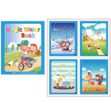 Load image into Gallery viewer, 1pcs Magical Book Water Drawing Coloring Cartoons Books Doodle Pen Painting Drawing Board For Kids Toys Birthday Gift