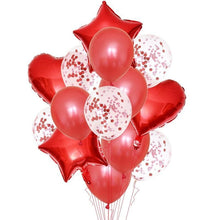Load image into Gallery viewer, 14Pcs Multi Confetti Balloons For Happy Birthday Party Balloons In Several Luxury Variant Helium Ballons For Celebrations for Boy Girls and Babies party