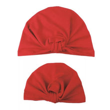 Load image into Gallery viewer, Modern Mom&Baby Turban Mother Baby Hat Headbands Mom Daughter Bow Knot Caps Print Solid Parent-Child Hair Accessories