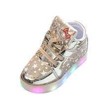 Load image into Gallery viewer, Modern Trend NEW Fashion Style Baby Fashion Sneakers For Children Girls Star Luminous Child Casual Colorful Light LED Shoes Sneakers
