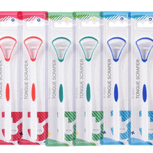 Load image into Gallery viewer, Y-Kelin Tongue Scraper Oral Cleaner Brush Fresh Breath Cleaning Coated Toothbrush Hygiene Care Tools