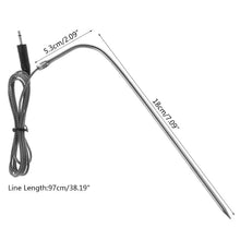 Load image into Gallery viewer, Food Meat Thermometer Probe Replacement, Waterproof Temperature Probe Cooking Thermometer Probe Sensor Stainless Steel